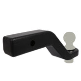4500KG Solid Steel Forged Ball Mount 4" Drop 2"x2" Hitch TowBar Tow Ball Tongue